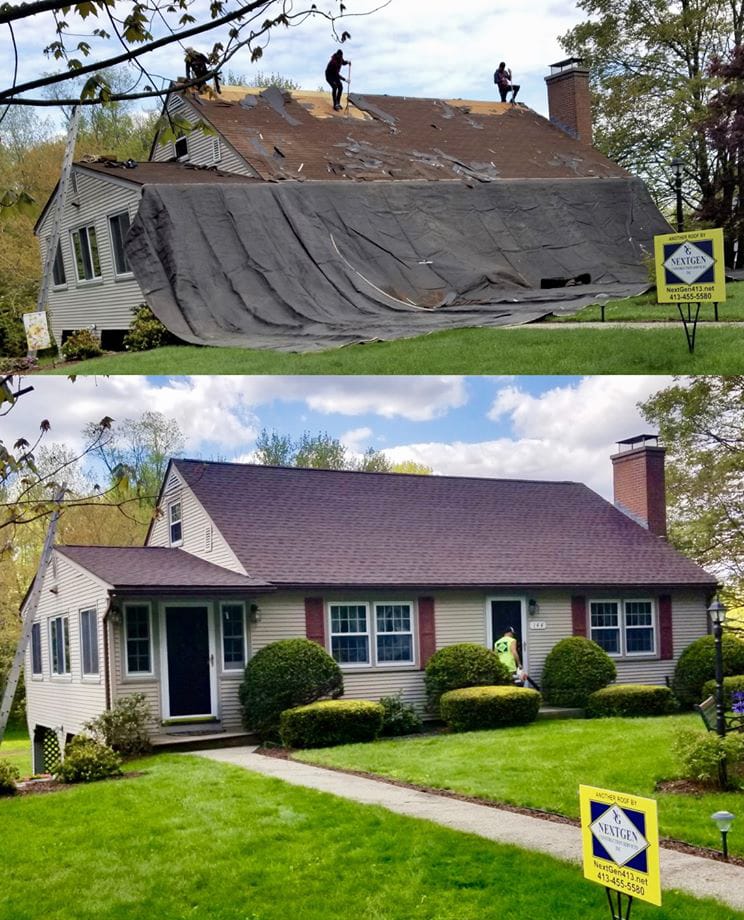 Professional roof repair and roof replacement services in Westfield Massachusetts